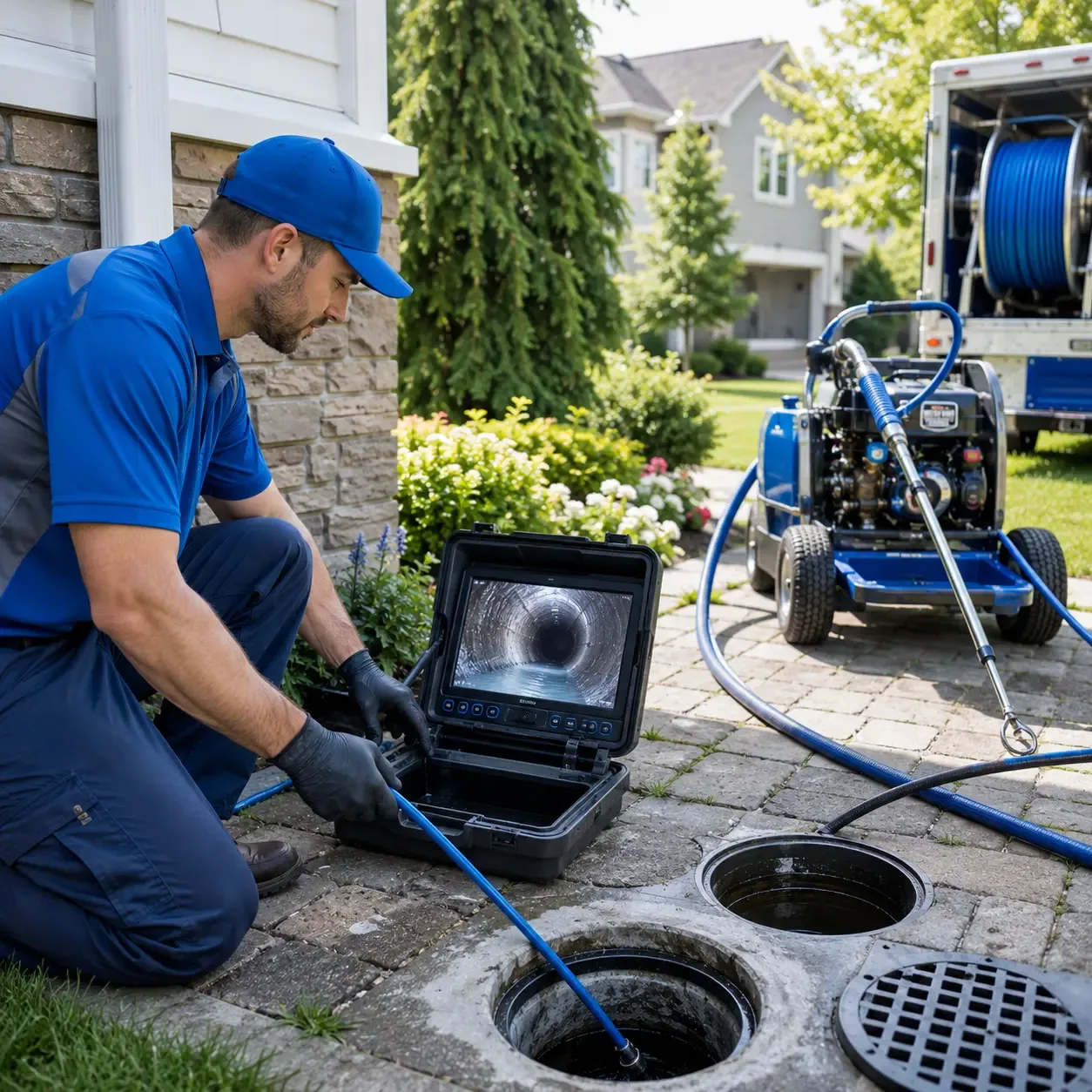 Outdoor drain cleaning professionals serving Spring Valley, IL